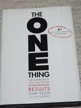 The One Thing Book by Gary Keller Hardcover HC/DJ Bestseller